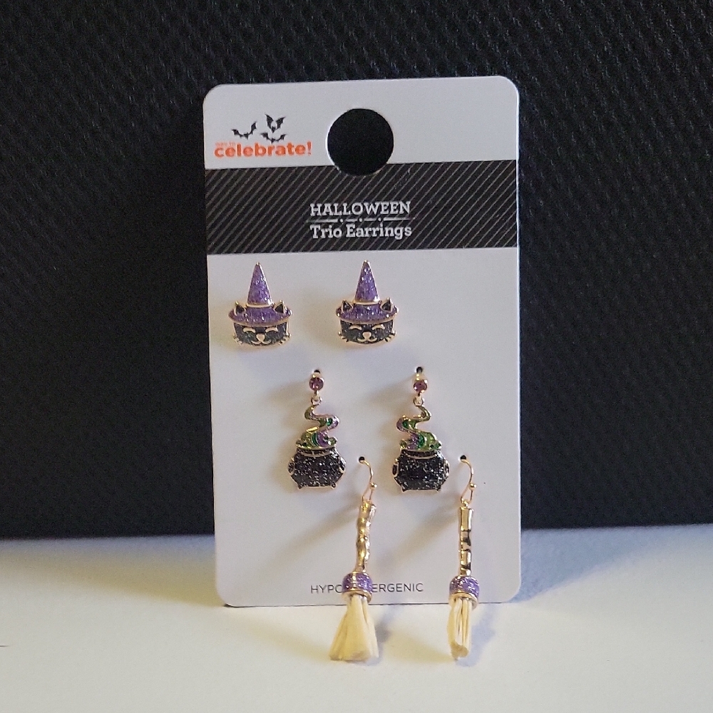 Celebrate Halloween Trio Earrings